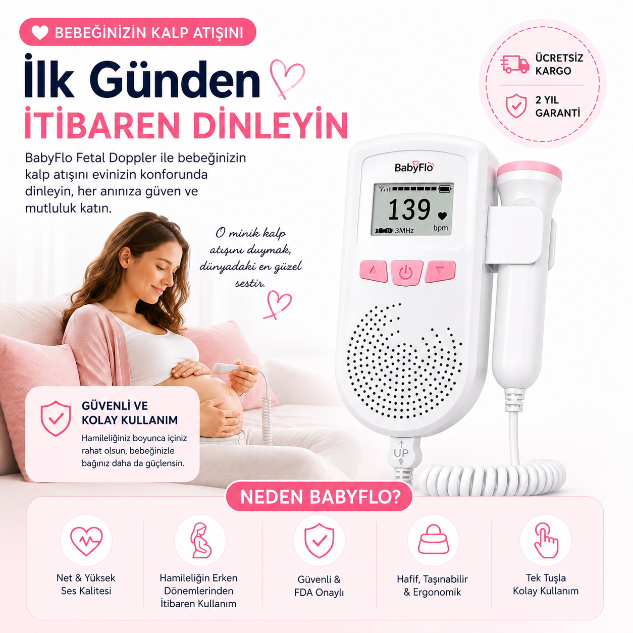 Babyflo™ Fetal Doppler